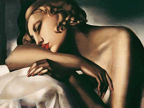 le dormeur 1932 contemporain Tamara de Lempicka Peintures à l'huile